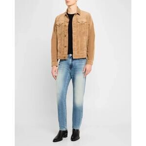 Monfrere Men's Brando Faded Slim-Straight Jeans Med Indigo Size 29 0613